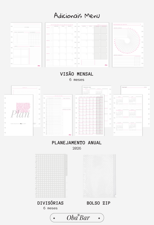 Monte o Seu |  Planner Semestral A5