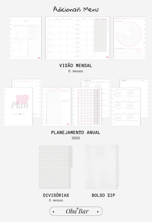 Monte o Seu | Planner Semestral Colegial