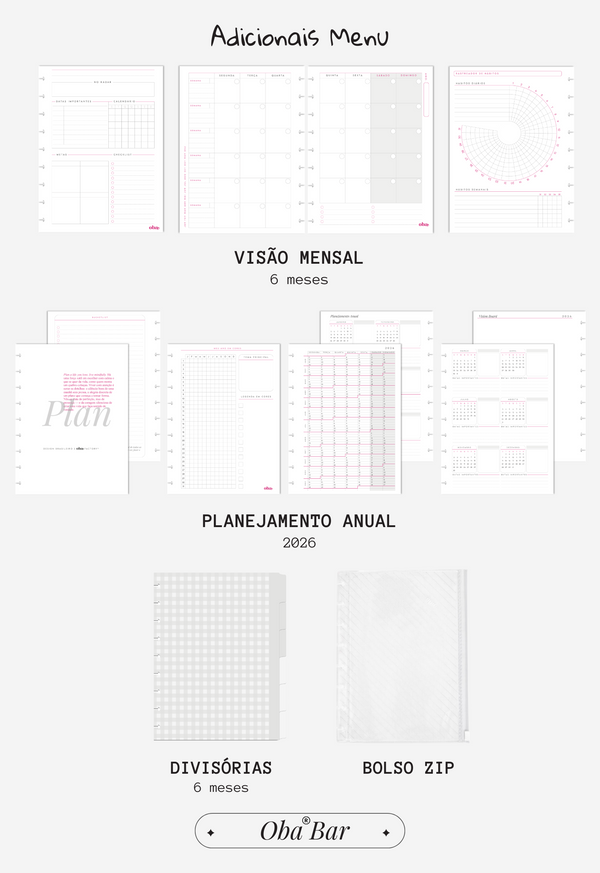 Monte o Seu | Planner Semestral Colegial