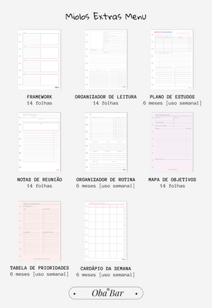 Monte o Seu |  Planner Semestral A5