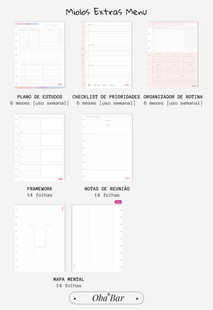 Monte o Seu | Planner Semestral Colegial
