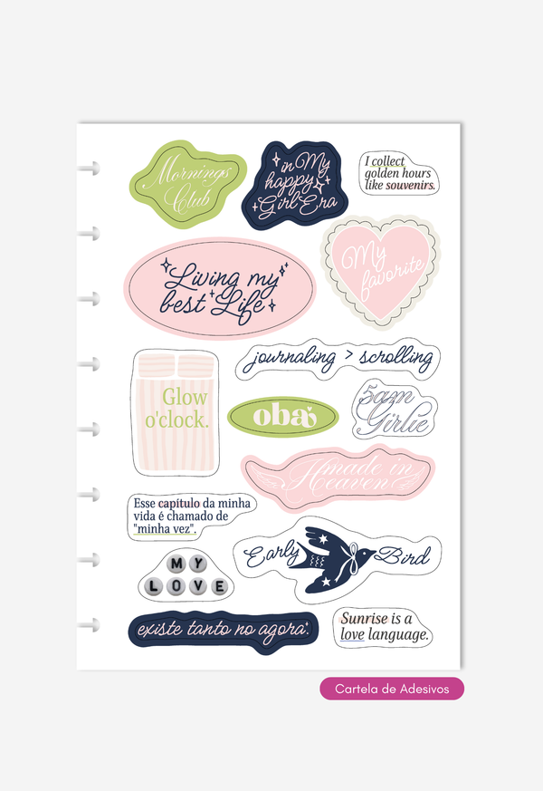 Kit Acessórios Journal - Early Bird