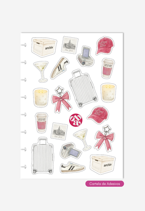 Kit Acessórios Journal - My Life Is a Movie