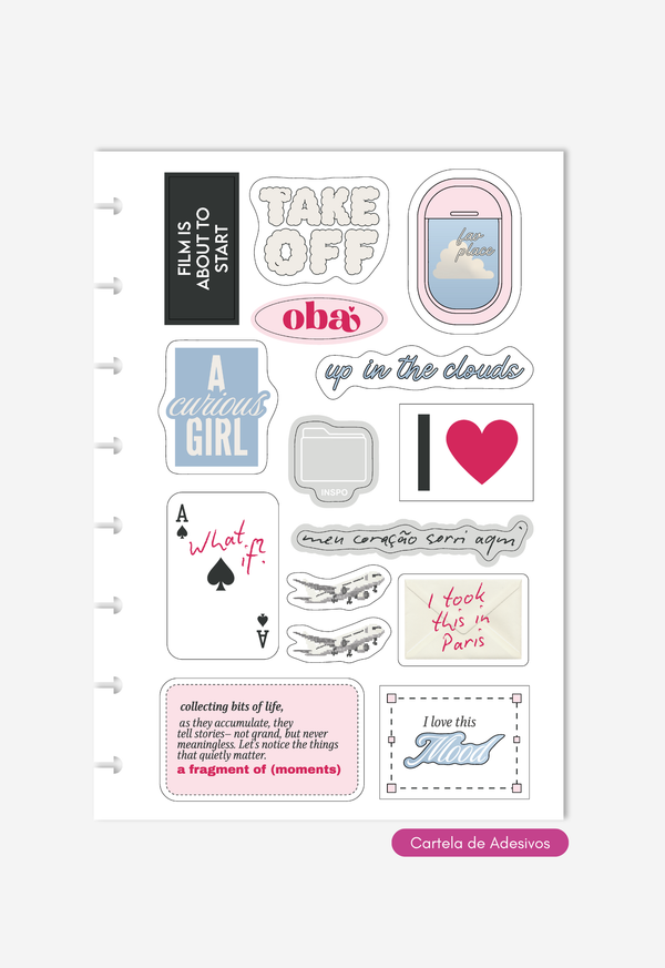 Kit Acessórios Journal - My Life Is a Movie