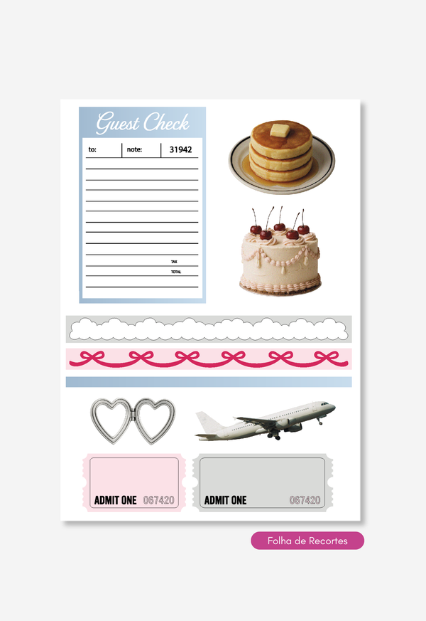 Kit Acessórios Journal - My Life Is a Movie