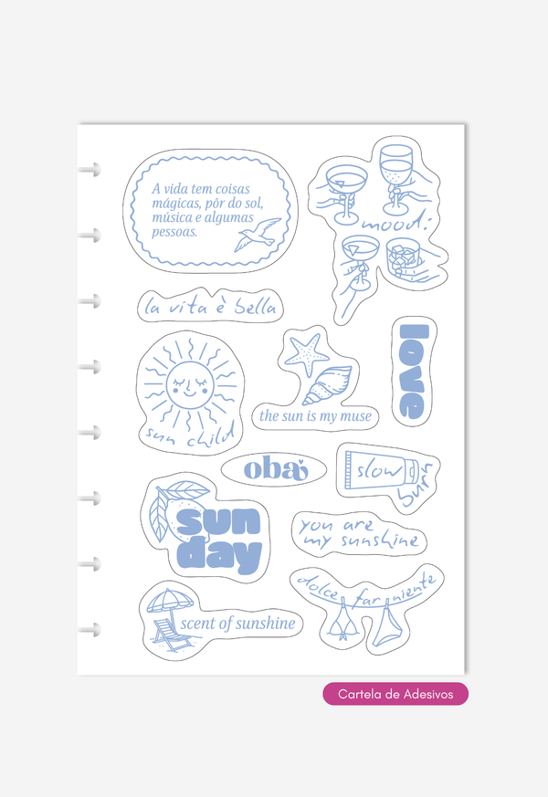 Kit Acessórios Journal - Sunchild