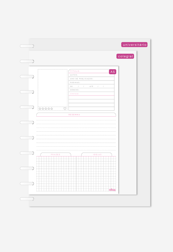Miolo - Organizador de Leitura