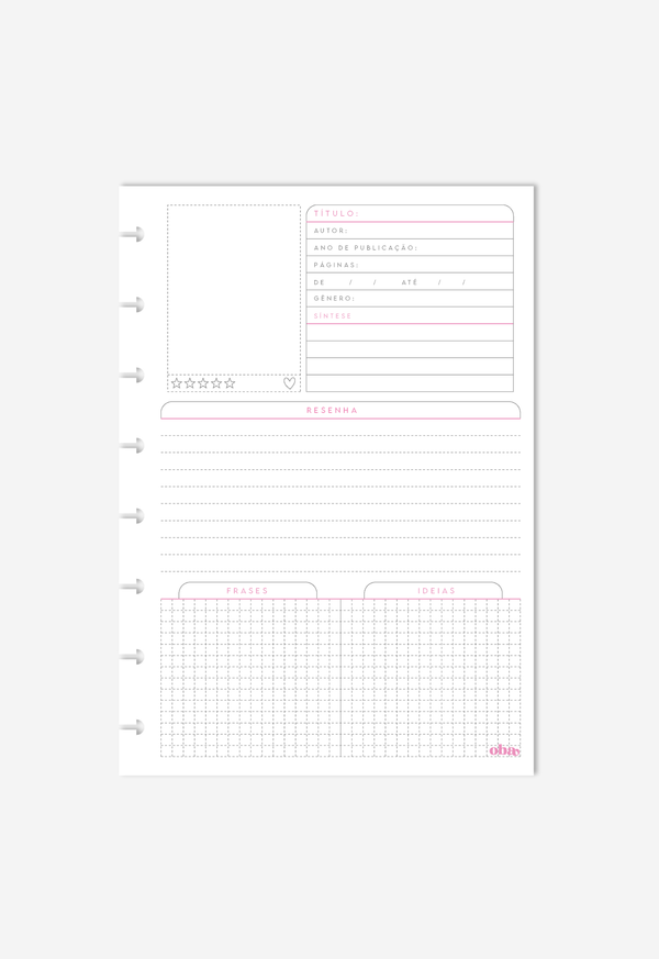 Miolo - Organizador de Leitura