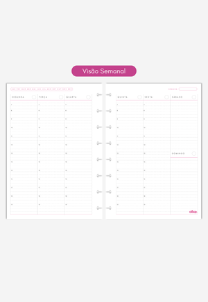 Miolo - Refil de Planner (6 MESES)