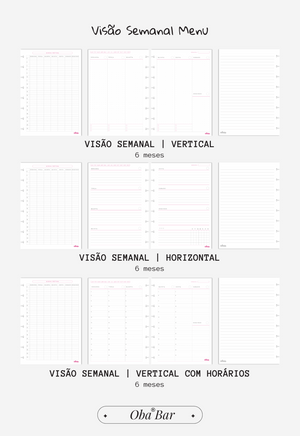 Monte o Seu |  Planner Semestral A5