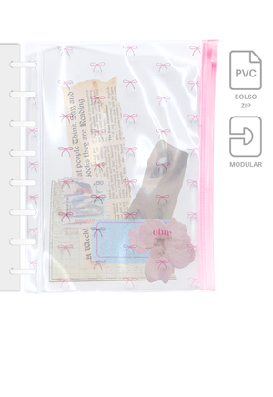 Bolso Zip - Lacinhos