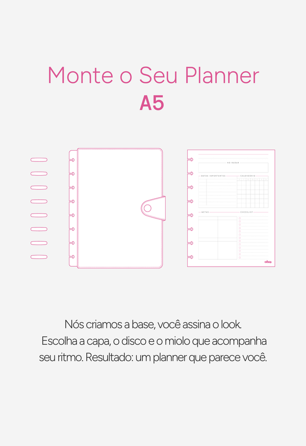 Monte o Seu |  Planner Semestral A5