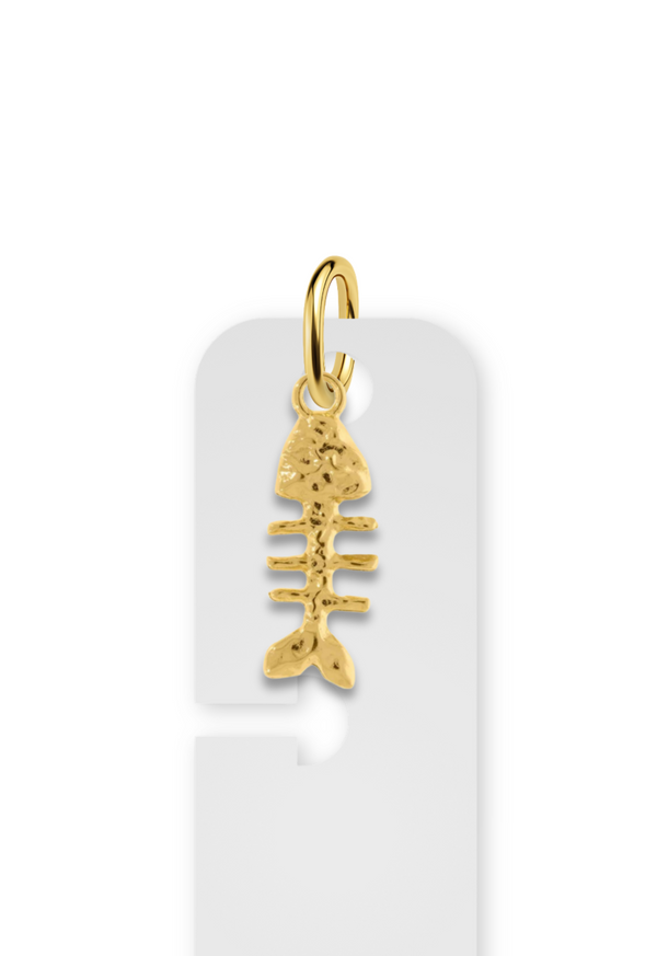 Charm Reposicionável Dourado - Espinha de Peixe