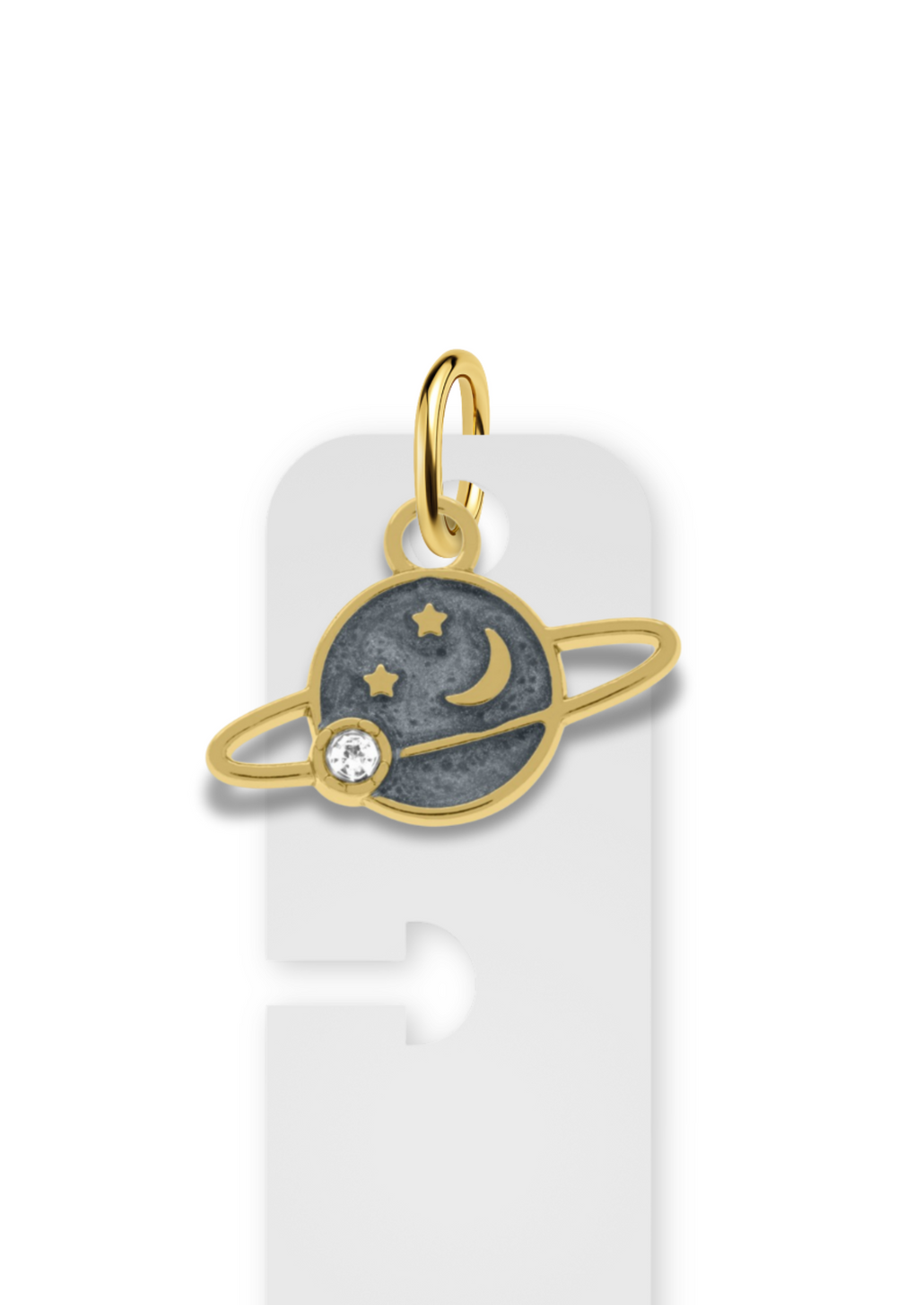 Charm Reposicionável Dourado - Planeta Brilho