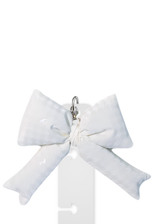 Charm Reposicionável - Laço Branco