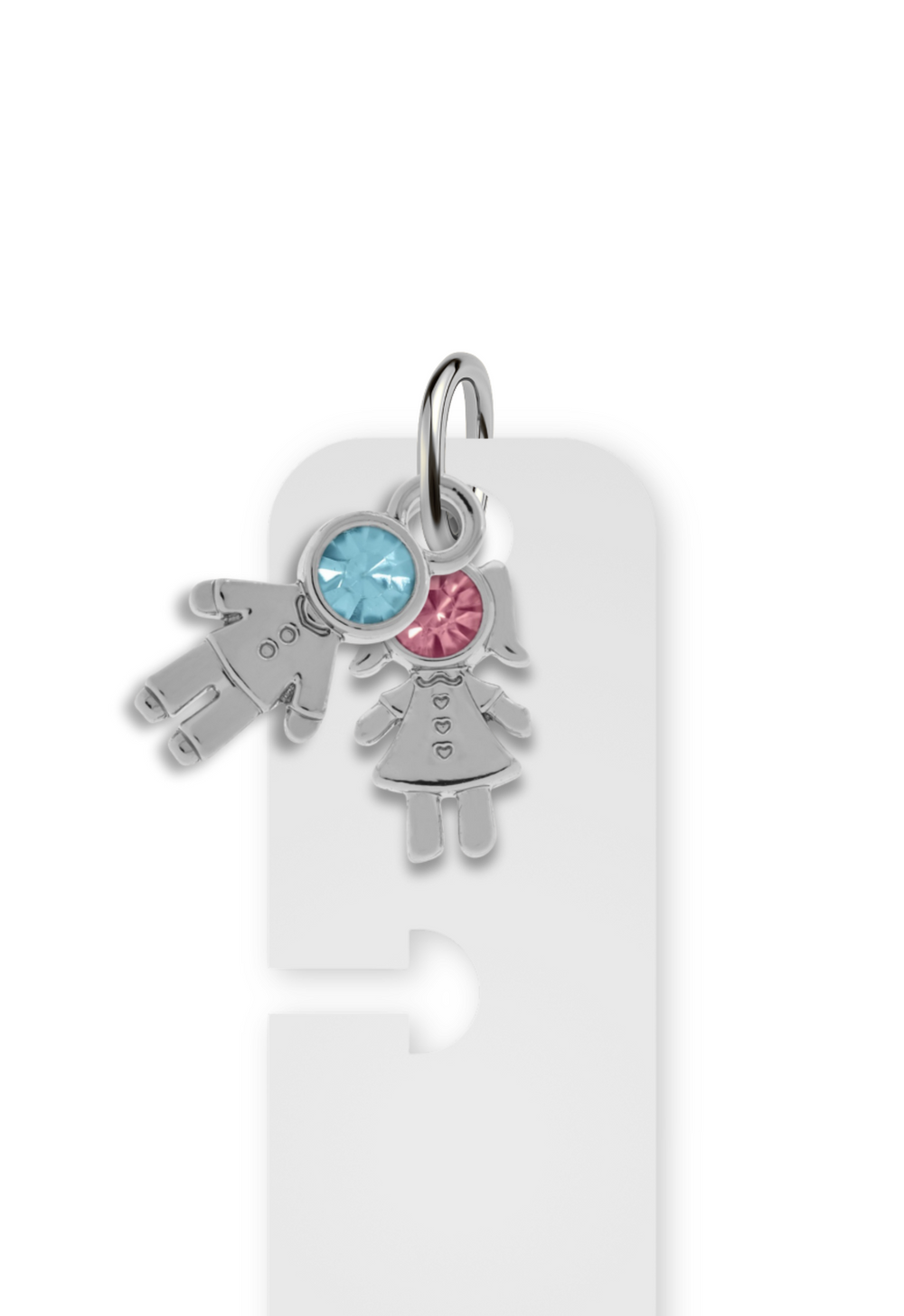 Charm Reposicionável Prateado - Filhos