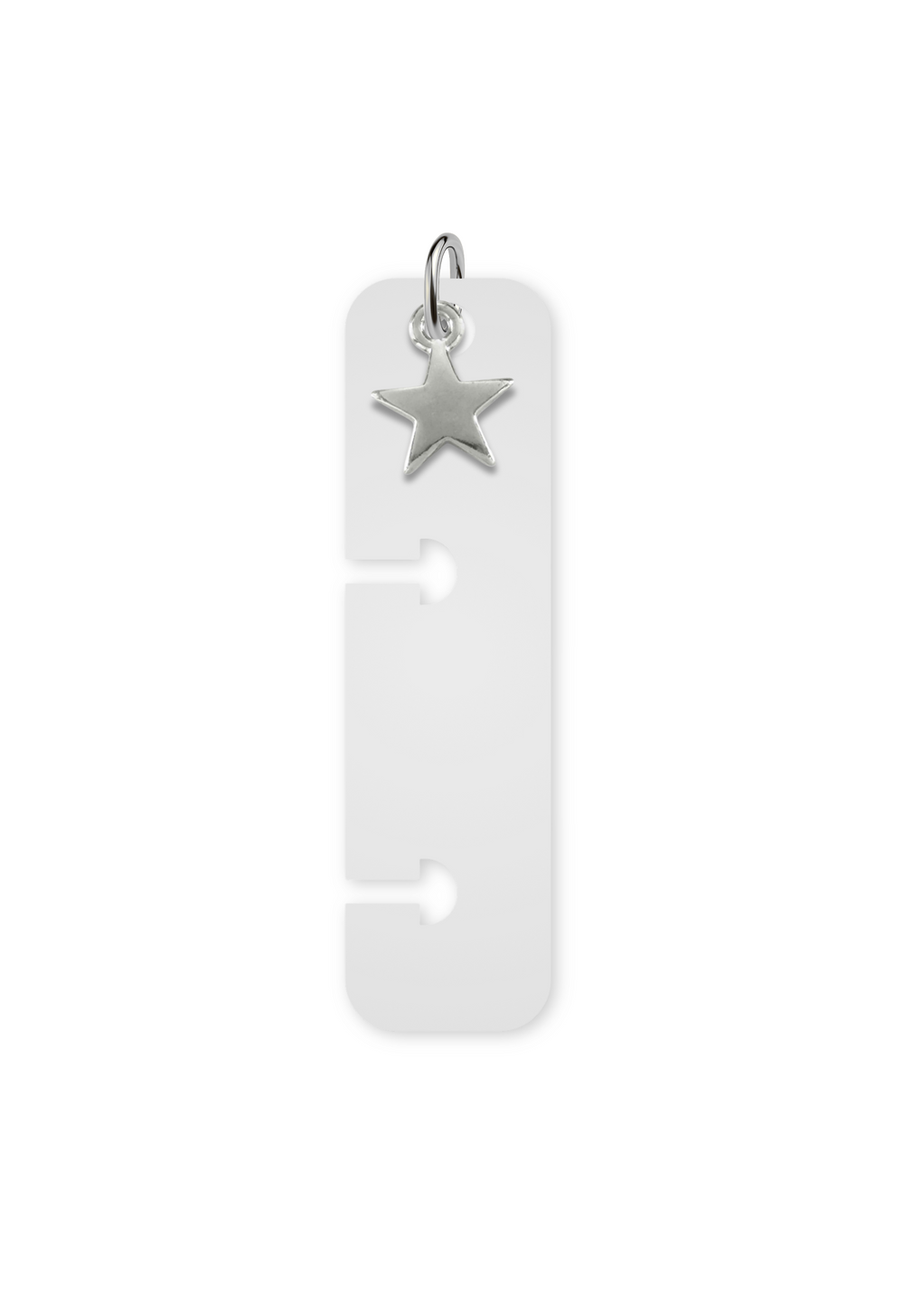 Charm Reposicionável Prateado - Estrela