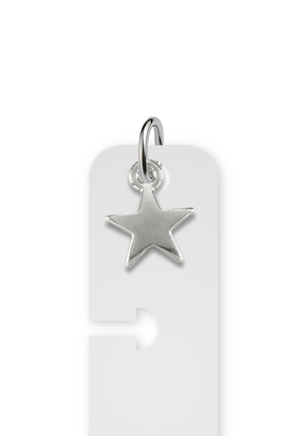Charm Reposicionável Prateado - Estrela