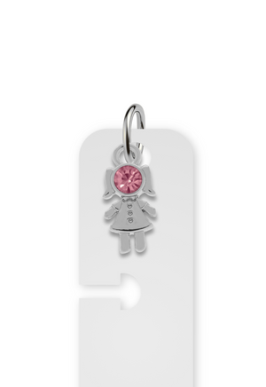 Charm Reposicionável Prateado - Filhos