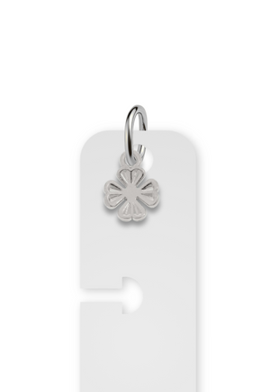 Charm Reposicionável Prateado - Trevo