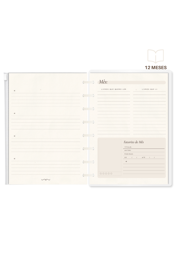 Journal de Leitura (A5) - Capa Dura