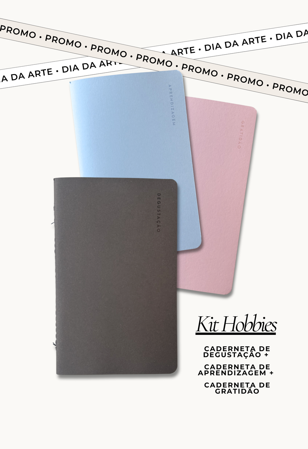 Kit Cadernetas - Hobbies