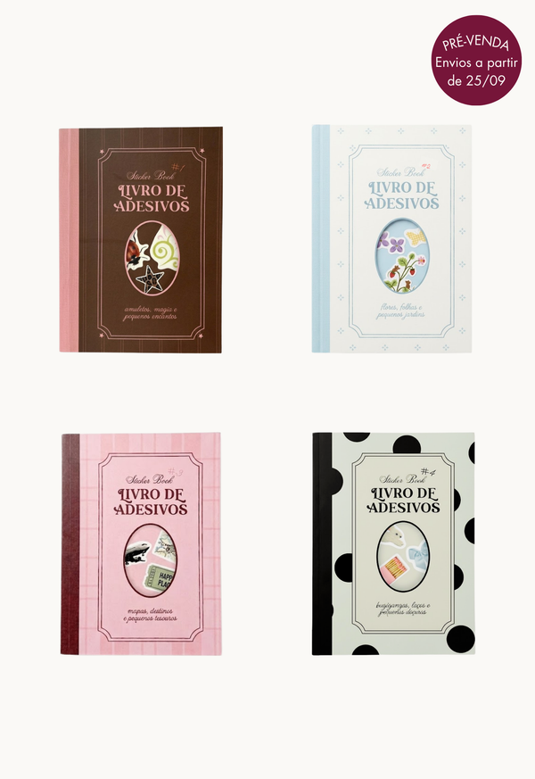 Combo Livros de Adesivos