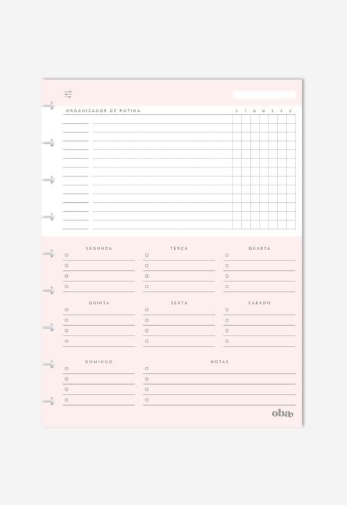 Miolo - Organizador de Rotina