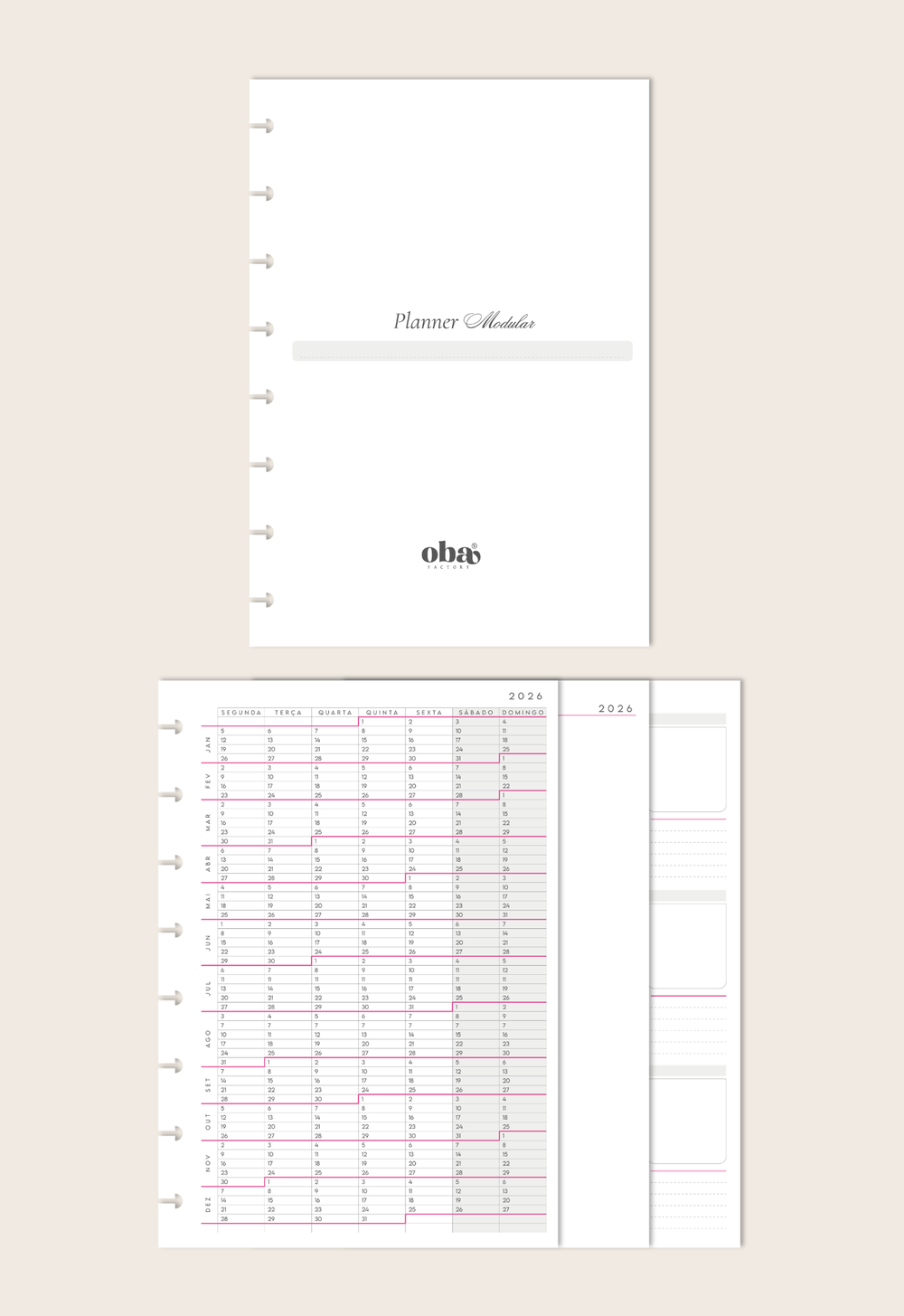 Refil Extra - Planner (Brancas)
