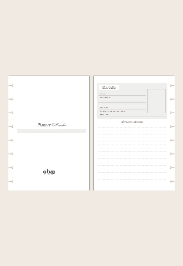 Refil Extra - Planner (Brancas)