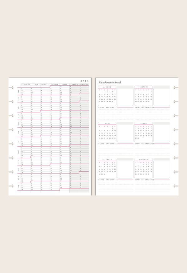 Refil Extra - Planner (Brancas)