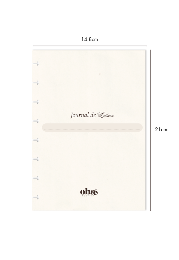 Journal de Leitura (A5) - Capa Dura