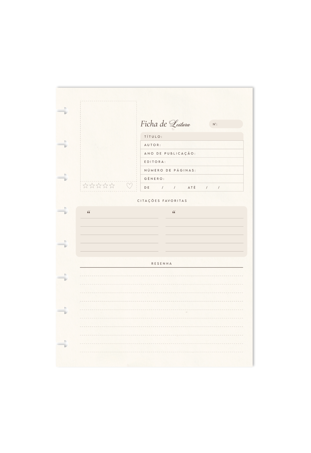 Miolo - Ficha de Leitura