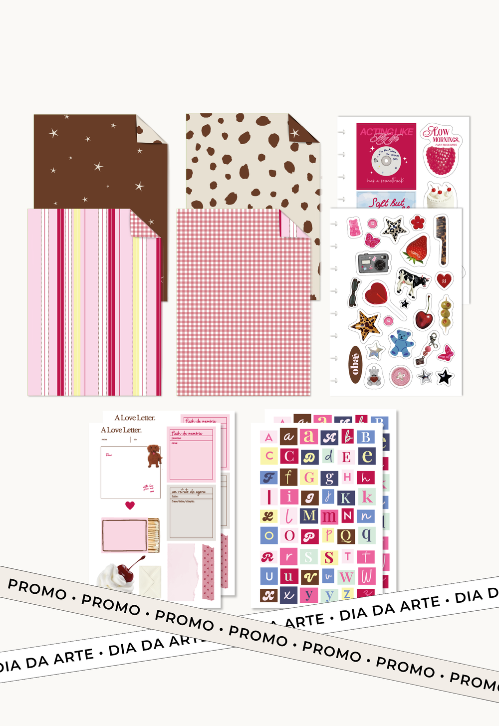 Kit Acessórios Journal - Iconic
