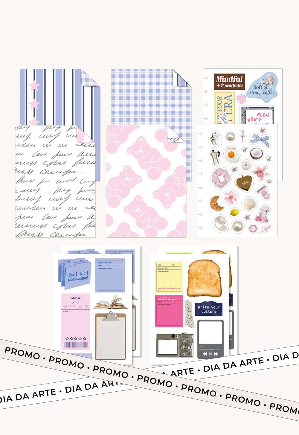 Kit Acessórios Journal - Soft