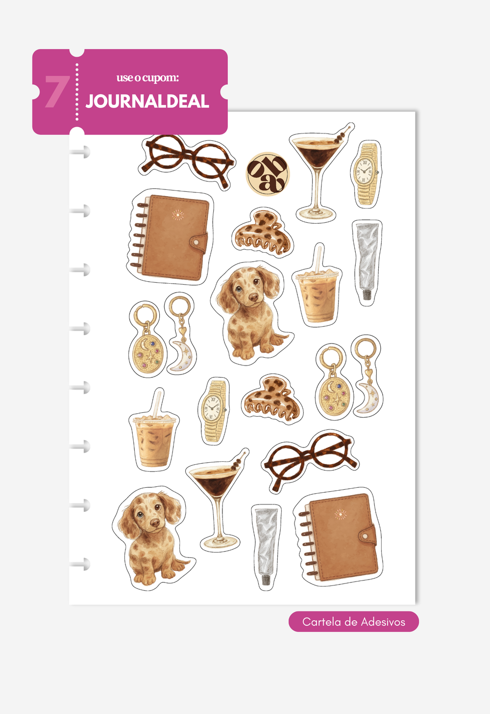 Kit Acessórios Journal - Theory Type