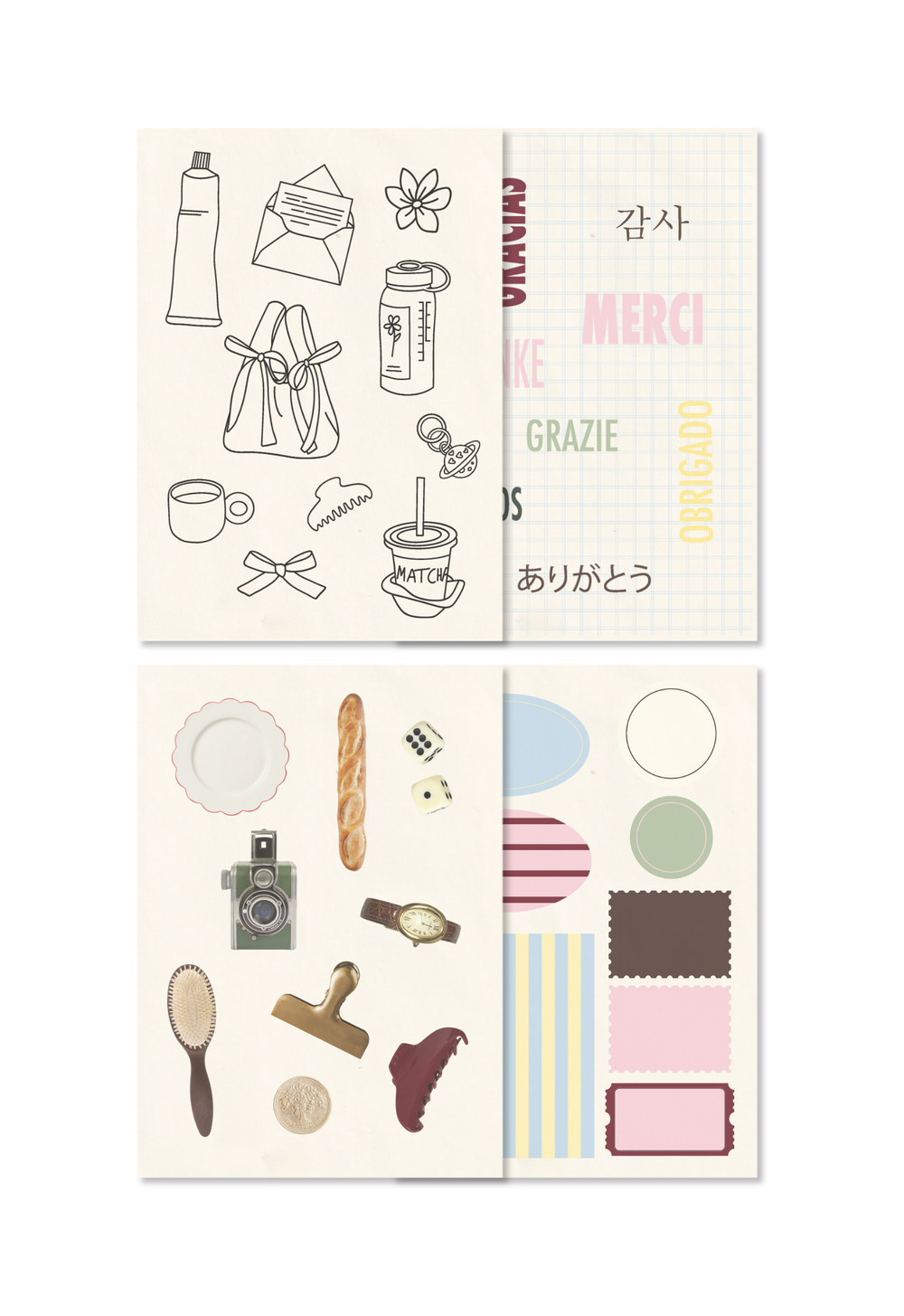 Kit Folhas de Recorte - Traveller