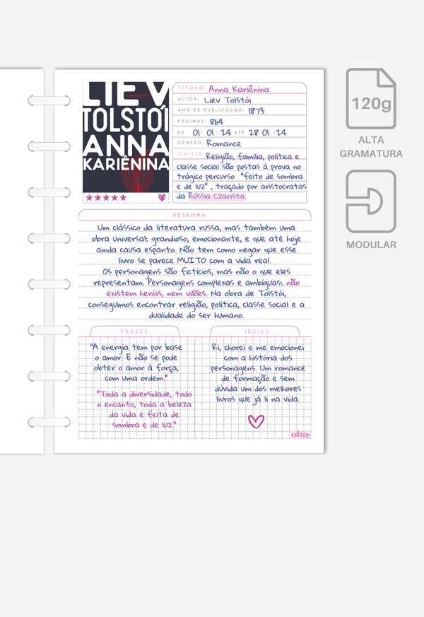 Miolo - Organizador de Leitura