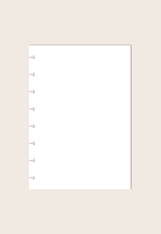 Miolo Branco Monte o Seu - A5 (14 Folhas)
