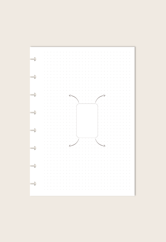 Miolo Branco Monte o Seu - A5 (20 folhas)