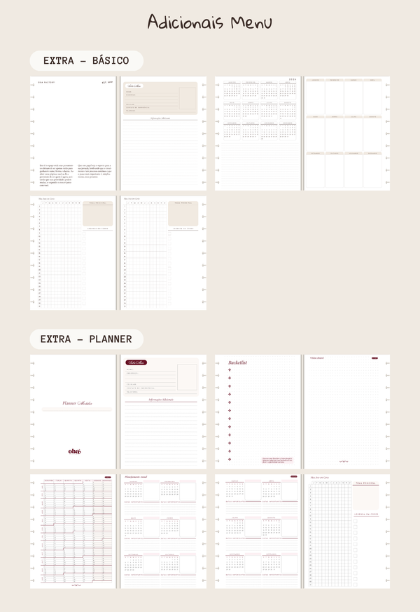 Monte o Seu Planner - Colegial