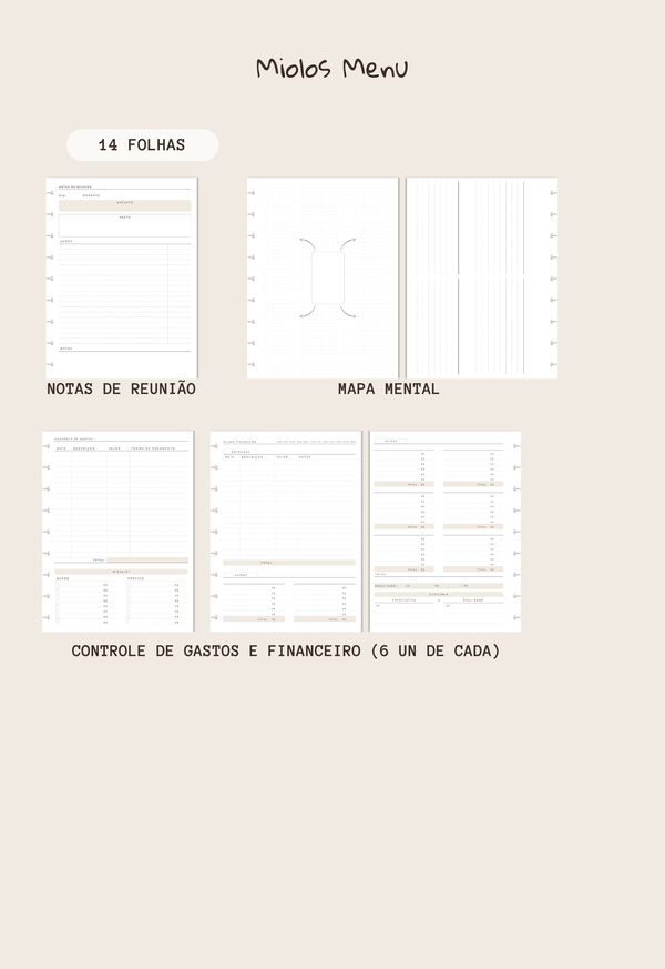 Monte o Seu Planner - Colegial