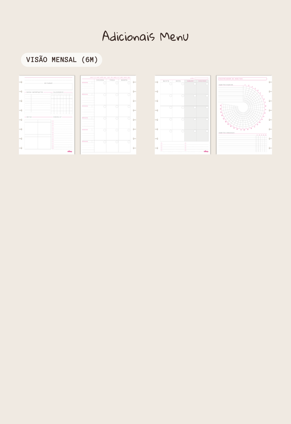 Monte o Seu Planner - A5