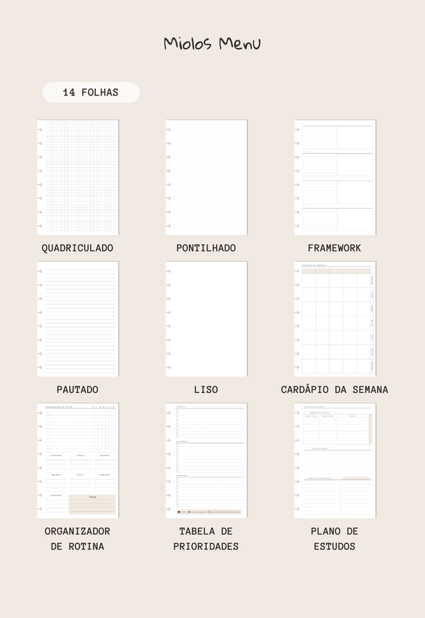 Monte o Seu Planner - A5
