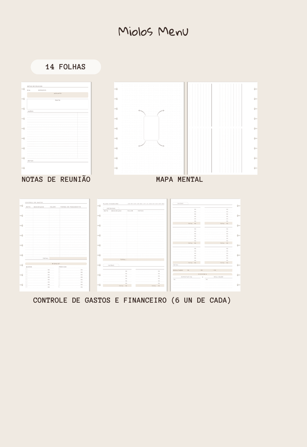 Monte o Seu Planner - Colegial