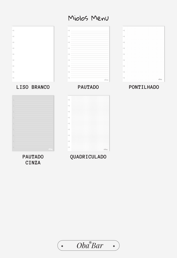 Monte o Seu | Caderno Colegial