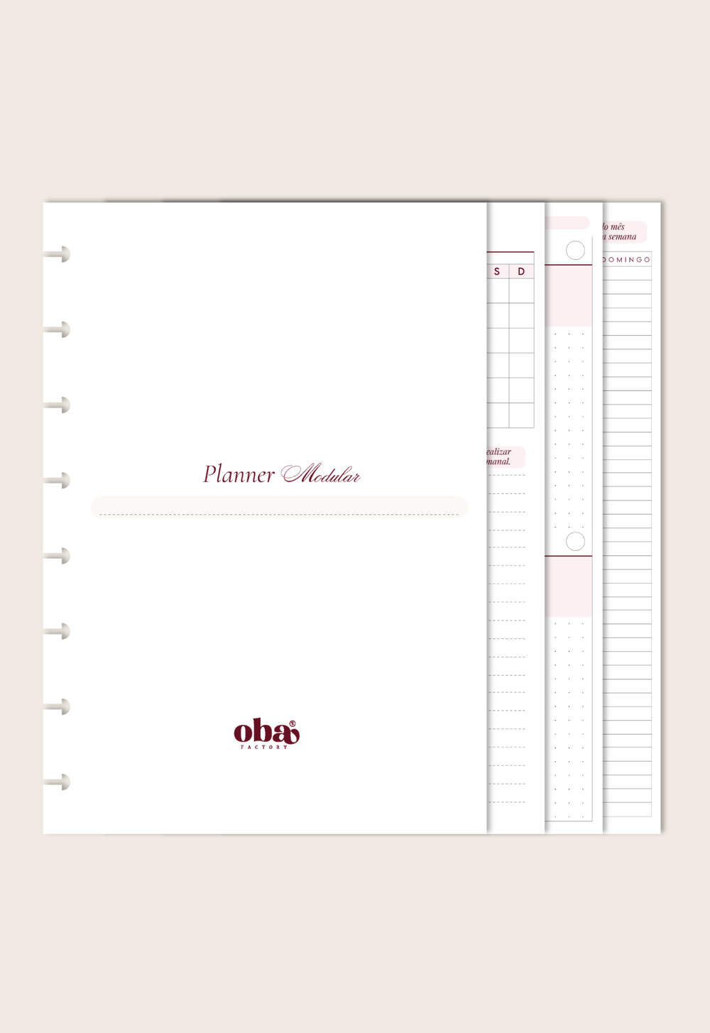Refil Completo -  Planner Semestral