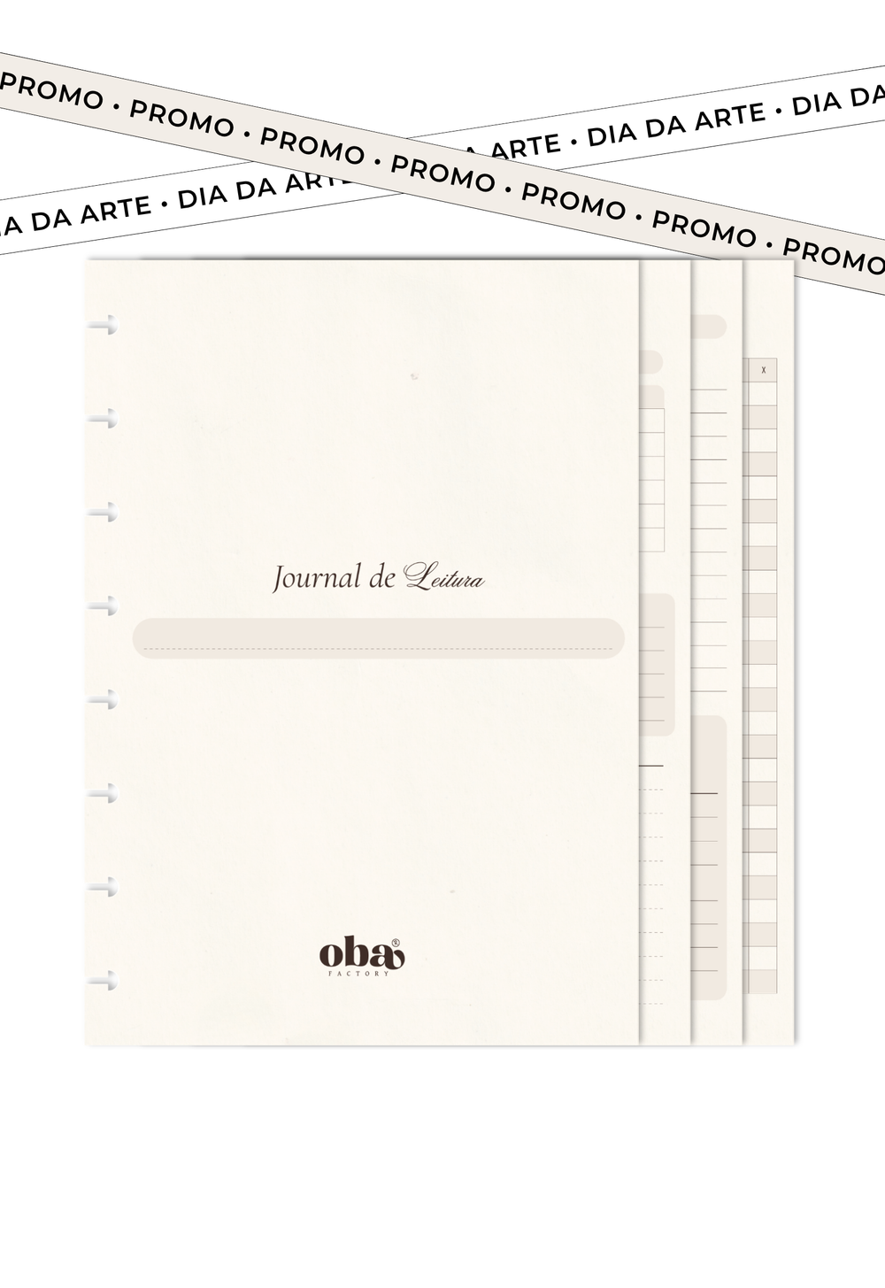 Refil Completo -  Journal de Leitura (Pólen)