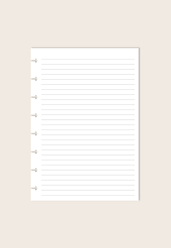 Miolo Branco Monte o Seu - A5 (14 Folhas)