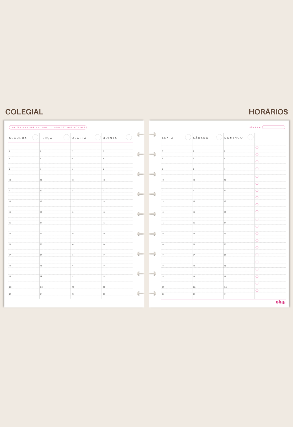 Miolo Planner Monte o Seu - Colegial